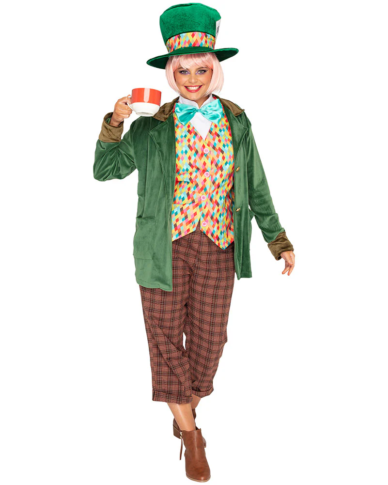 Maddest Hatter Deluxe Adult Book Week Costume - Image 9