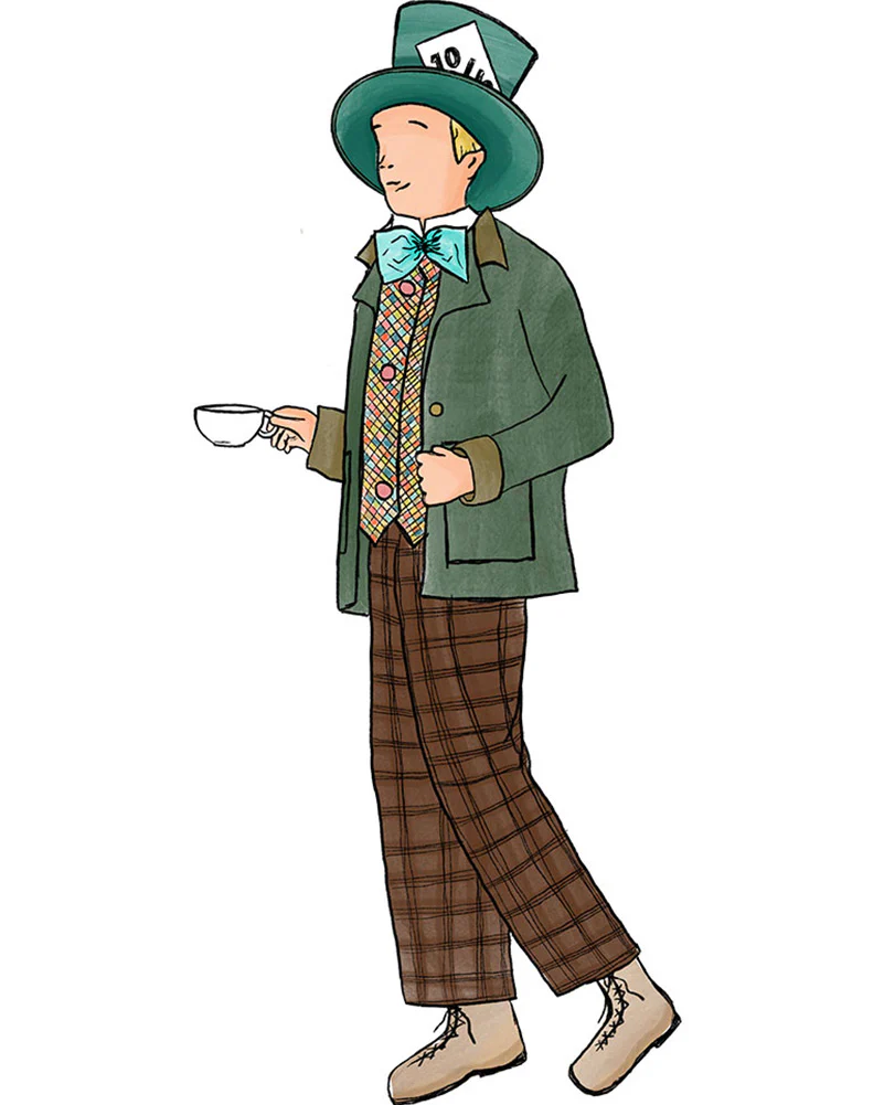 Maddest Hatter Deluxe Adult Plus Size Book Week Costume - Image 11
