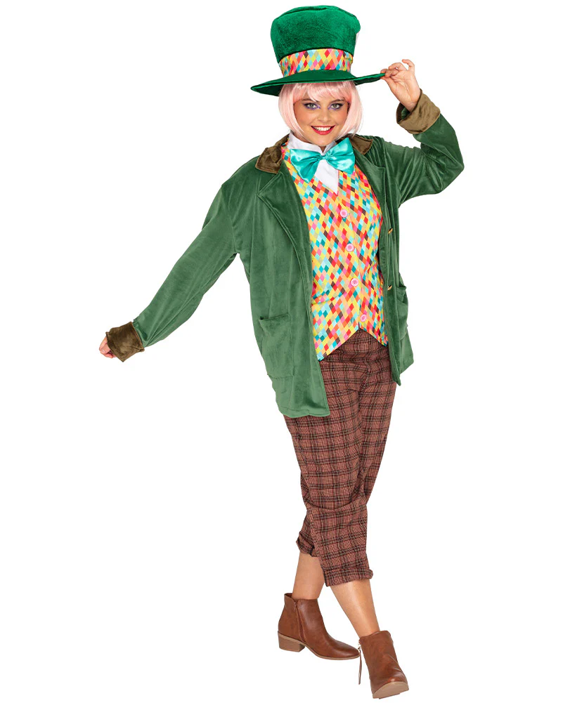 Maddest Hatter Deluxe Adult Plus Size Book Week Costume - Image 6