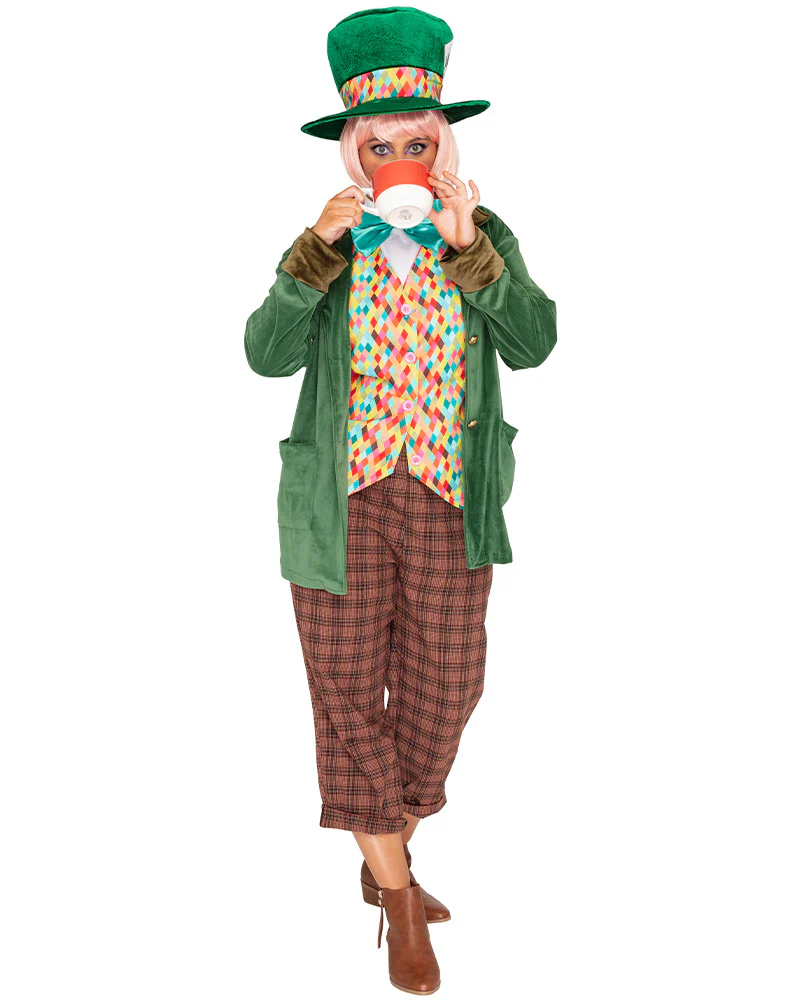 Maddest Hatter Deluxe Adult Plus Size Book Week Costume - Image 8
