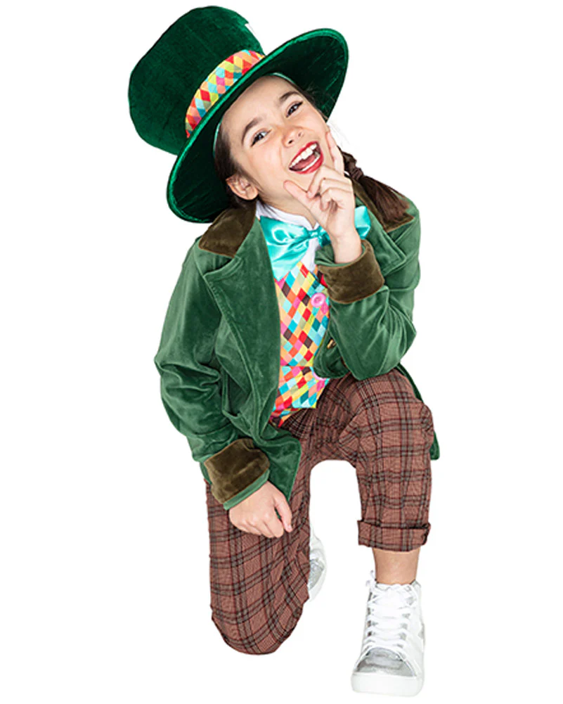 Maddest Hatter Deluxe Kids Book Week Costume - Image 2