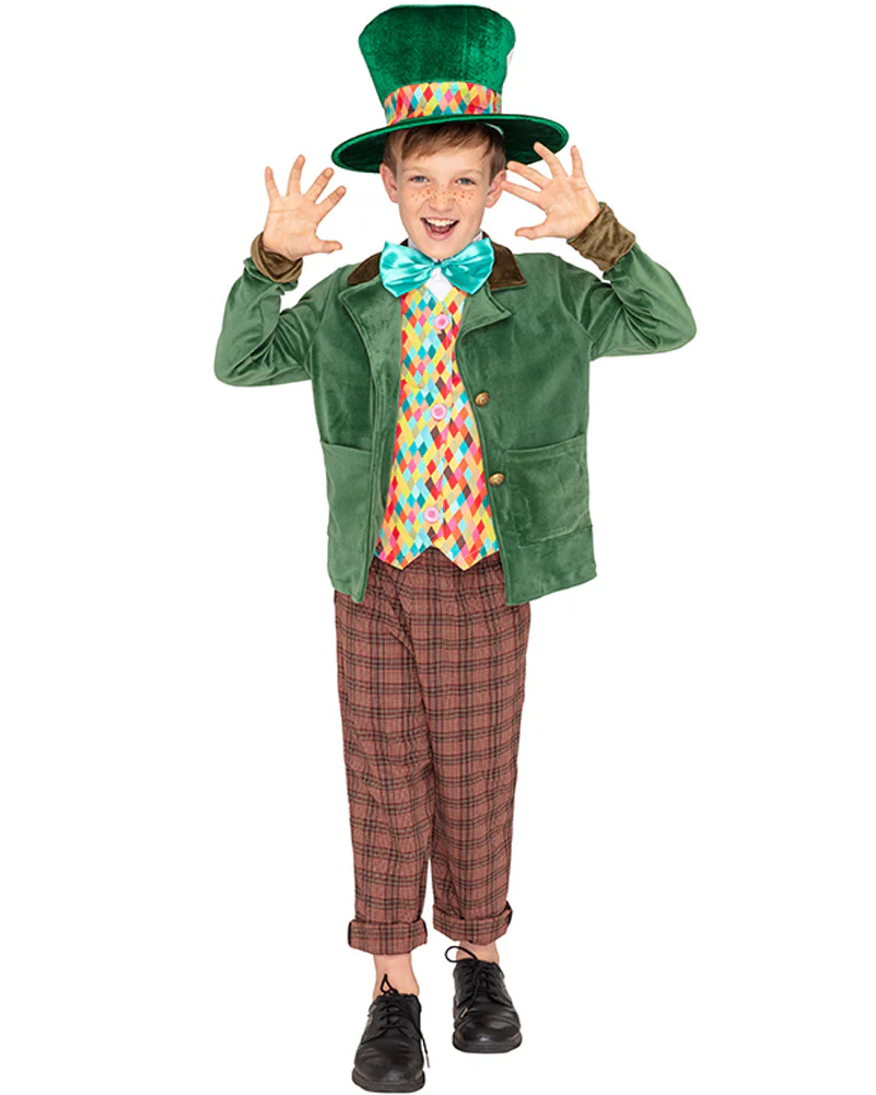 Maddest Hatter Deluxe Kids Book Week Costume - Image 3