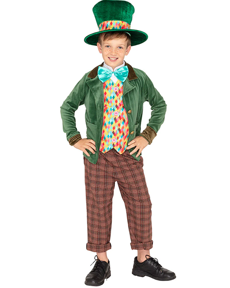 Maddest Hatter Deluxe Kids Book Week Costume - Image 4