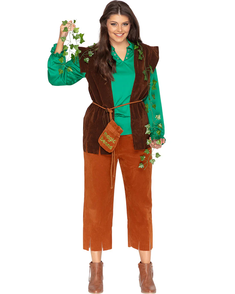 Magic Jack and the Beanstalk Deluxe Plus Size Adults Book Week Costume - Image 7