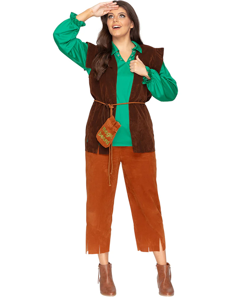 Magic Jack and the Beanstalk Deluxe Plus Size Adults Book Week Costume - Image 9