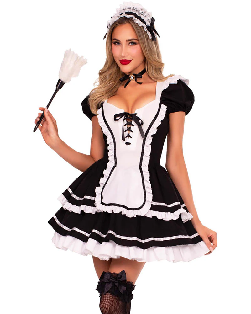 Maid to Flirt Womens Costume - Image 6