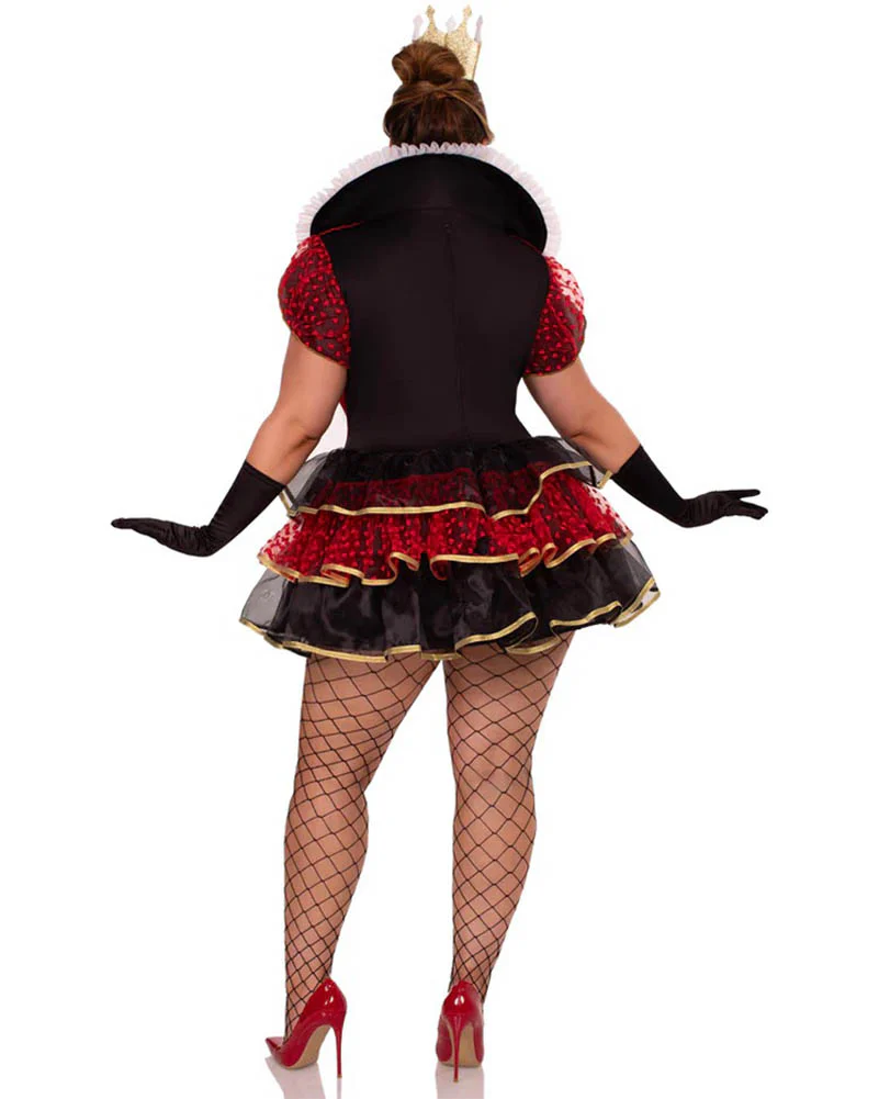 Majestic Queen of Hearts Plus Size Womens Costume - Image 2