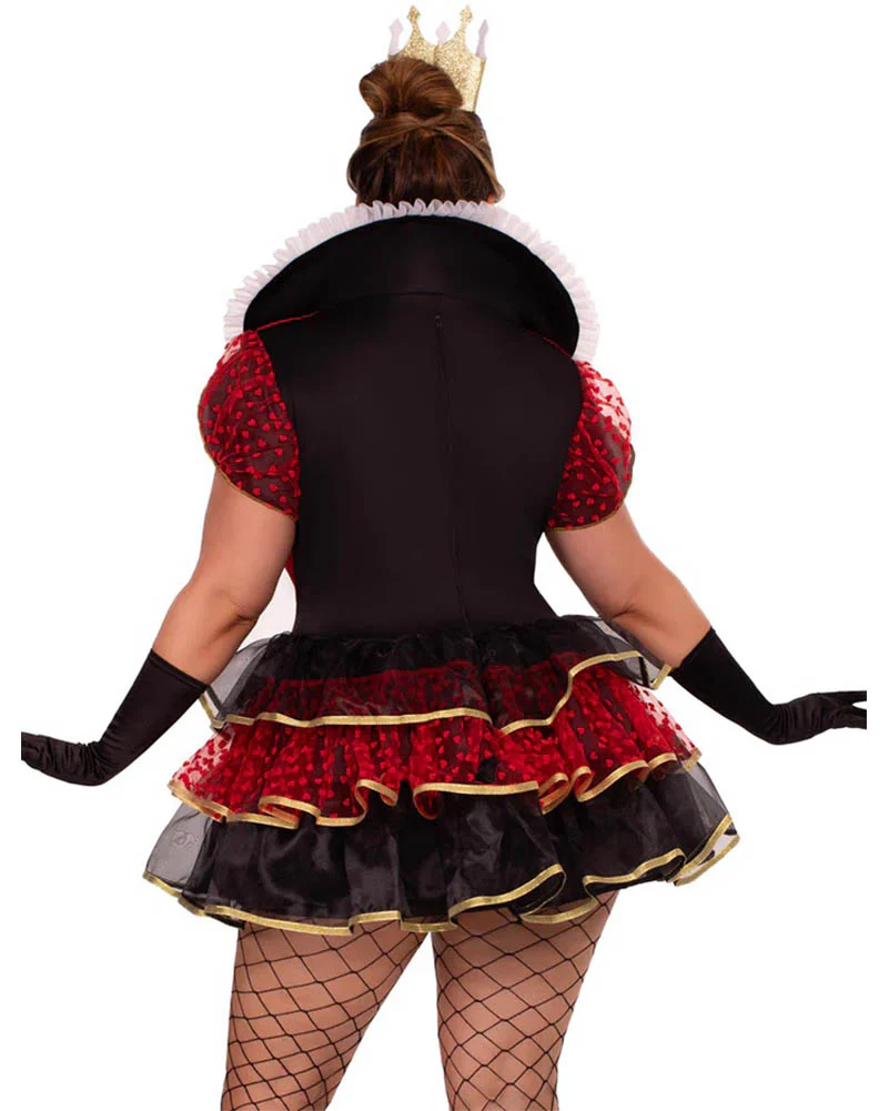 Majestic Queen of Hearts Plus Size Womens Costume - Image 5