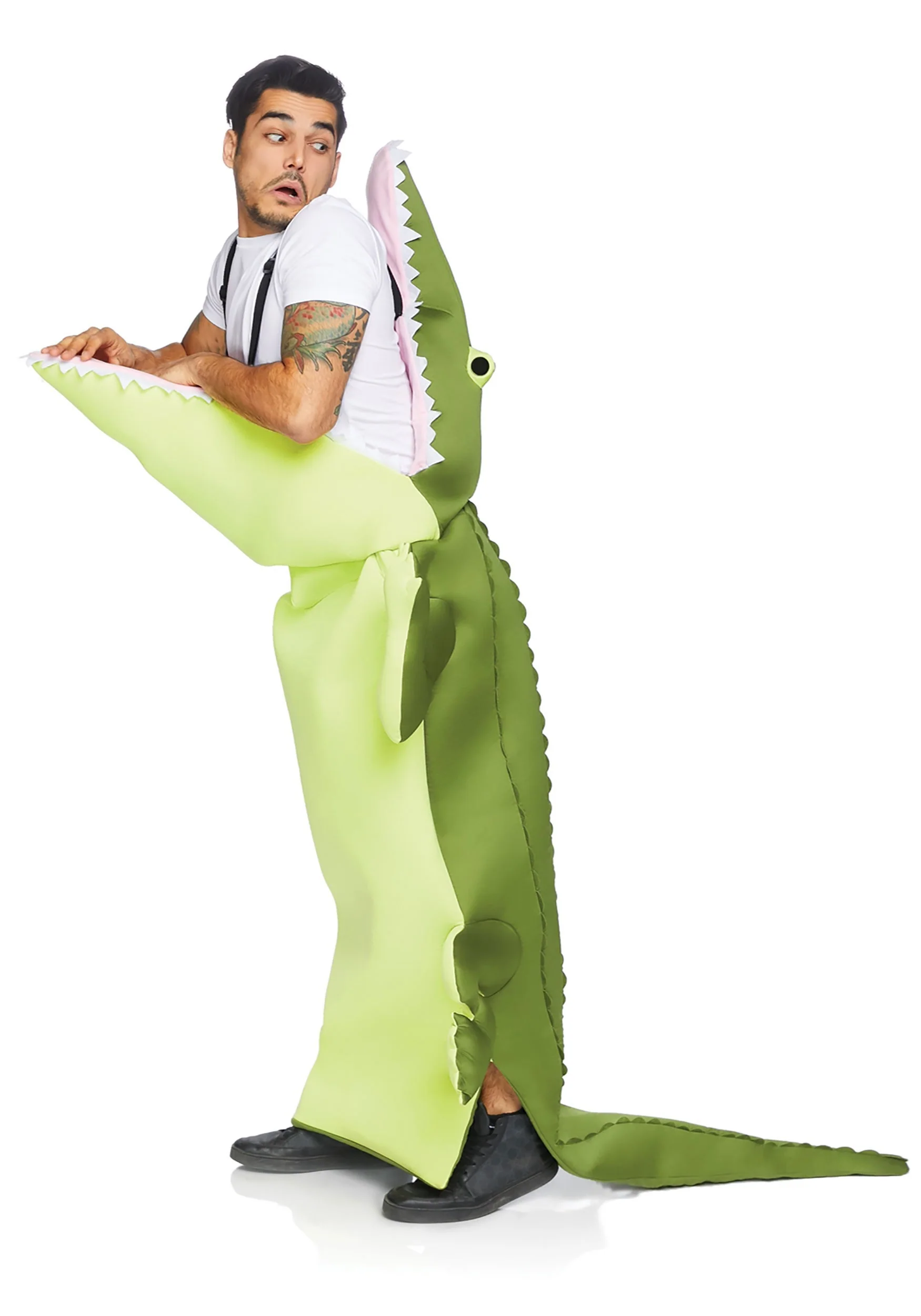 Man Eating Crocodile Mens Costume - Image 2