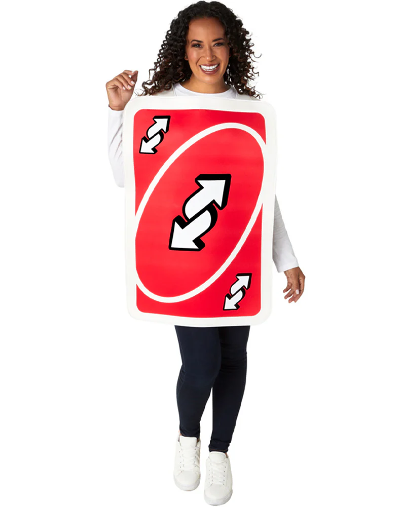 Mattel Uno Reverse Card Adult Costume - Image 2
