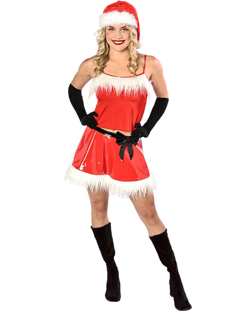 Mean Santa Girl Womens Christmas Costume - Image 16