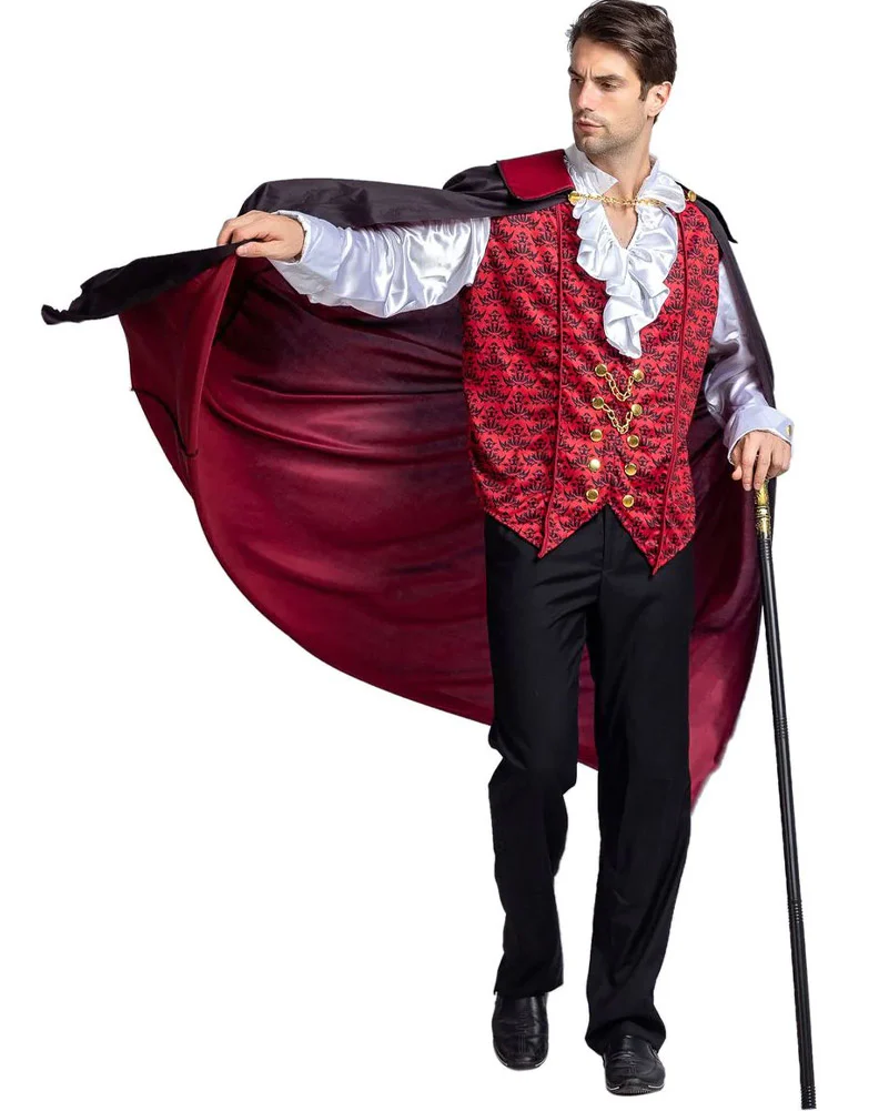 Medieval Vampire Mens Costume - Image 4
