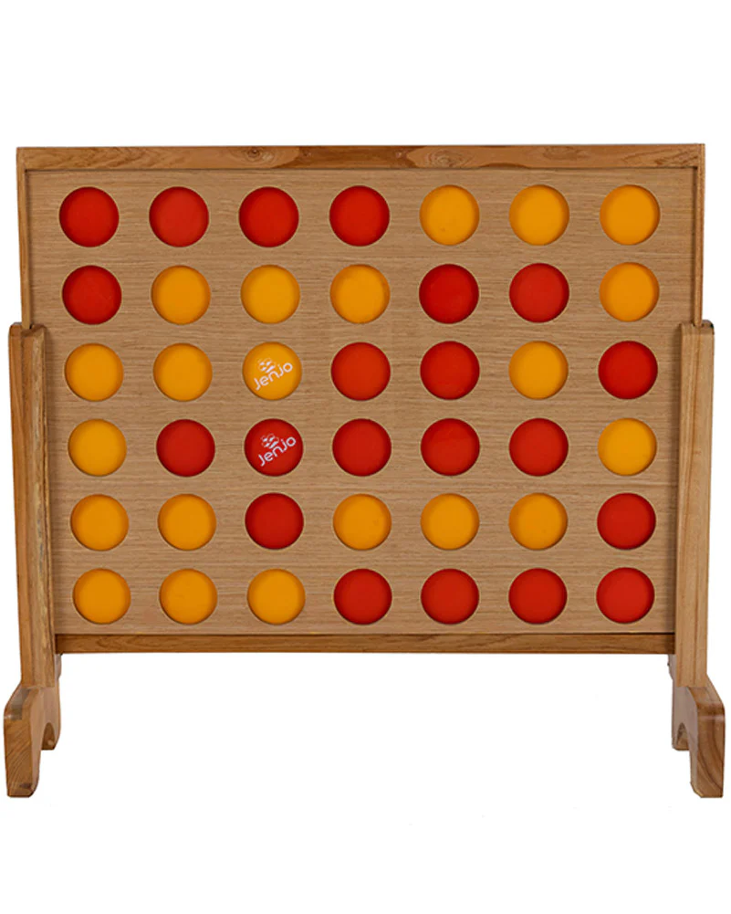 Mega Plywood Connect Four In A Row Game Set 69cm - Image 3