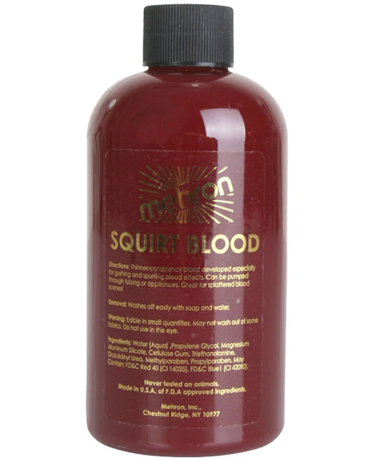 Mehron Bright Red Arterial Squirt Blood - Image 4