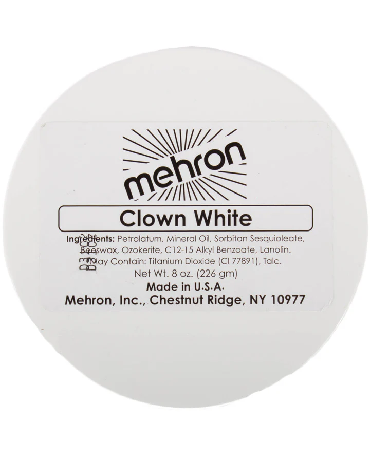 Mehron Clown White Makeup 200g