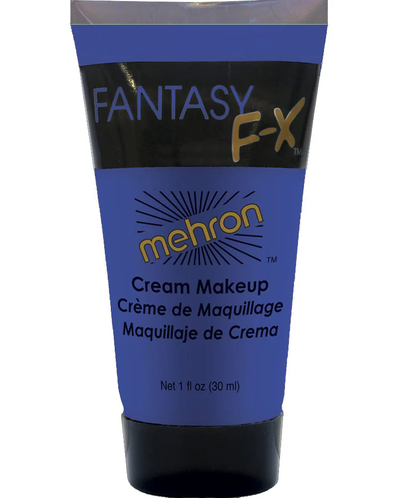 Mehron Fluoro Black Light Blue Makeup 30ml - Image 2