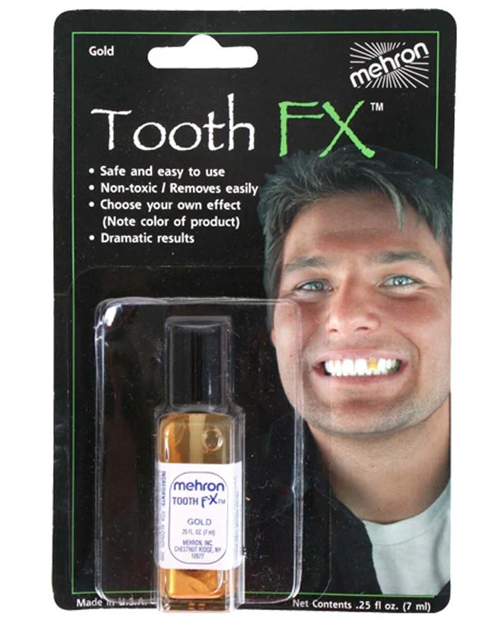 Mehron Gold Tooth Makeup 7ml - Image 5