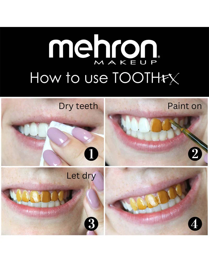 Mehron Tooth FX Nicotine Carded 4ml - Image 3