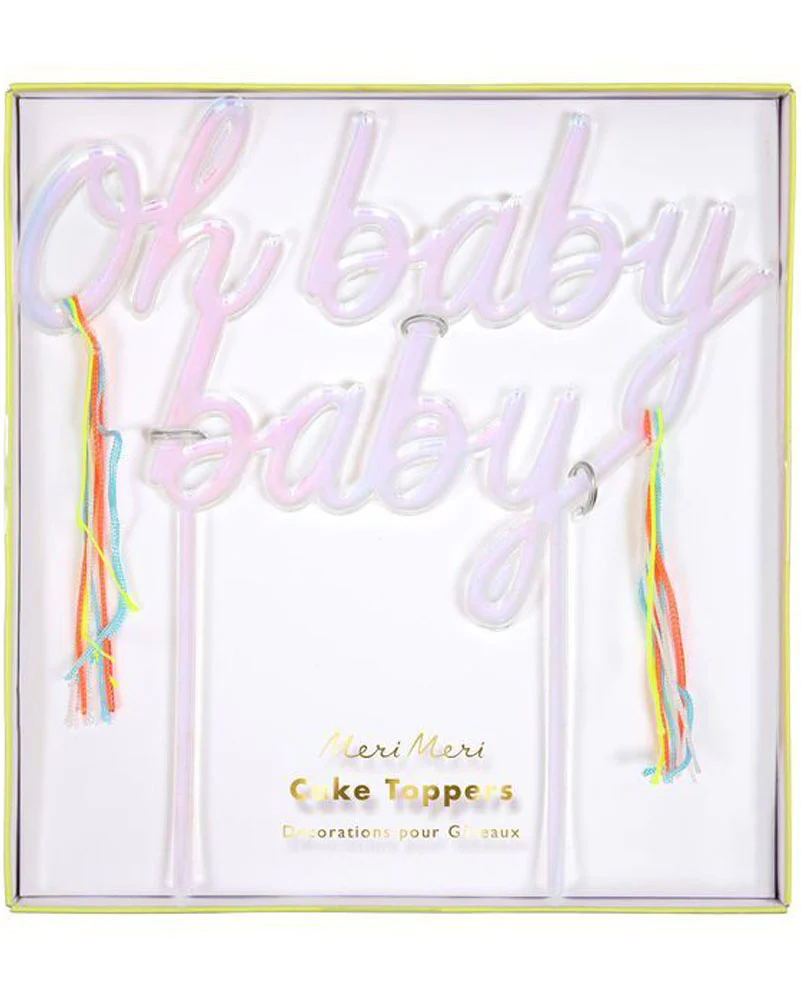 Meri Meri Oh Baby Baby Cake Topper