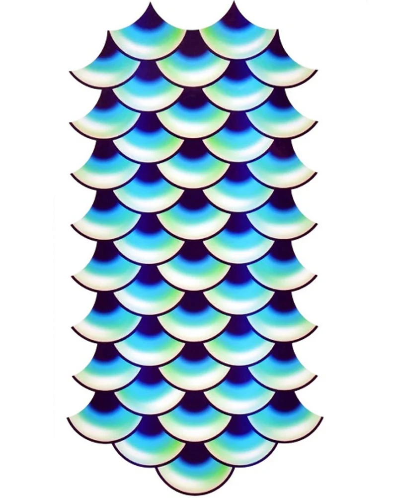 Mermaid Scales Large Tattoo