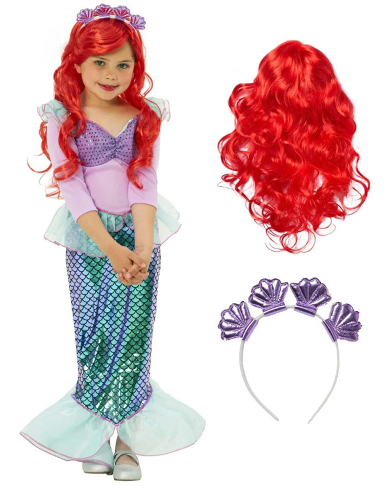 Metallic Mermaid Kids Costume - Image 5
