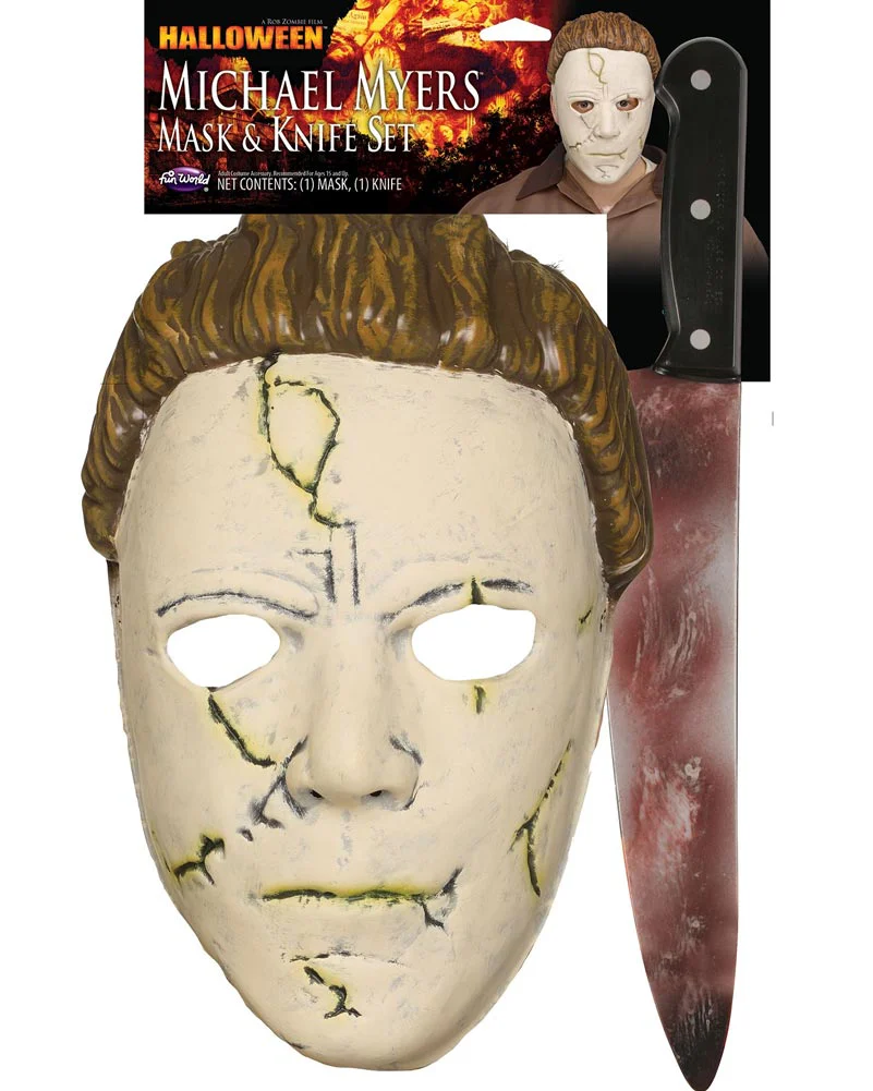 Michael Myers Mask and Knife Set - Image 2