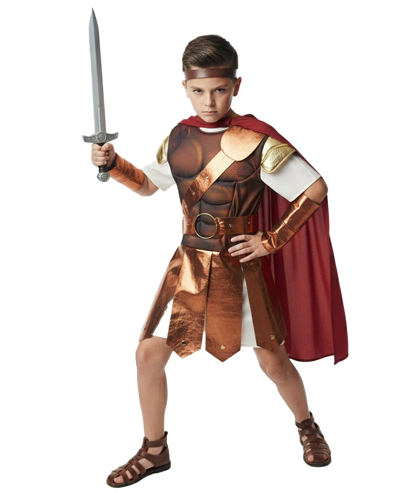 Mighty Roman Gladiator Boys Costume