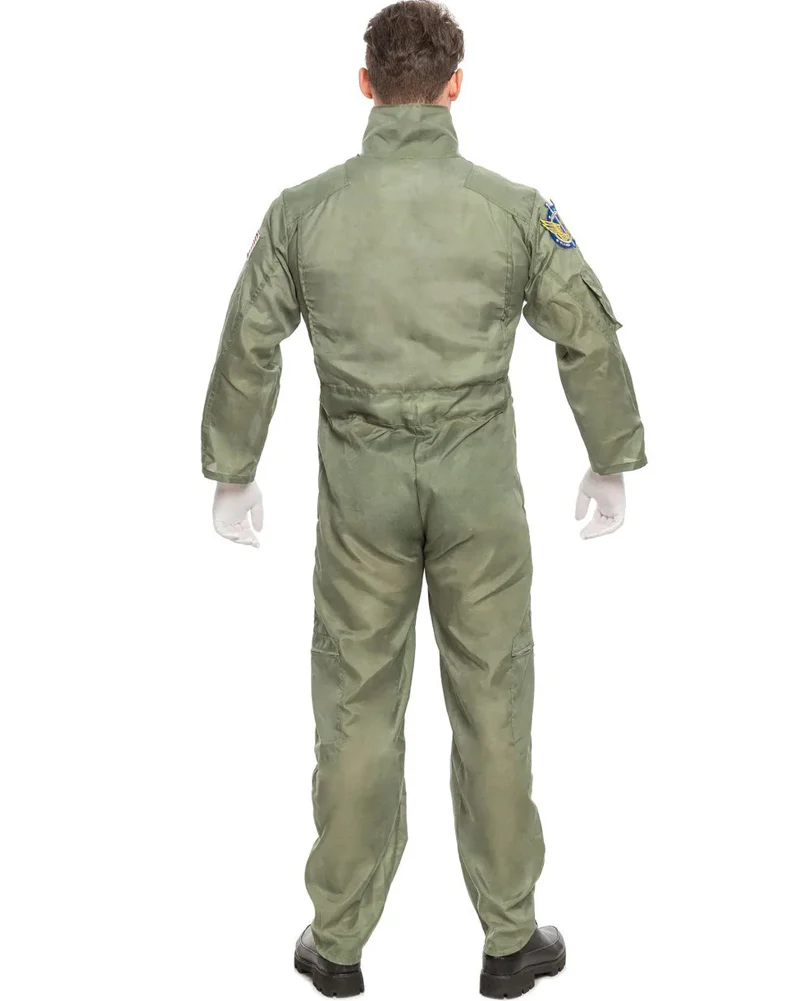 Military Fighter Pilot Mens Costume - Image 2