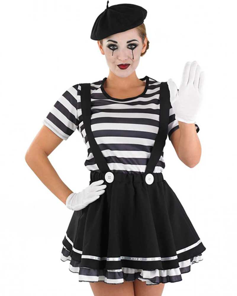 Mime Artist Womens Costume - Image 2