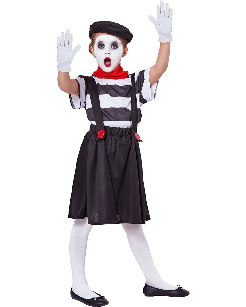 Mime Girls Costume - Image 2