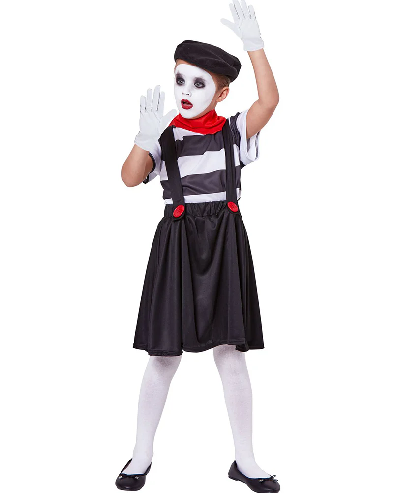 Mime Girls Costume - Image 4