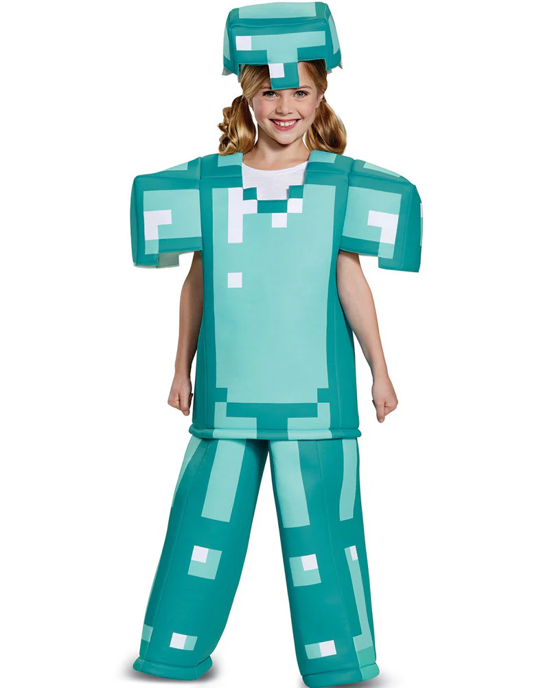 Minecraft Armour Prestige Kids Costume - Image 3