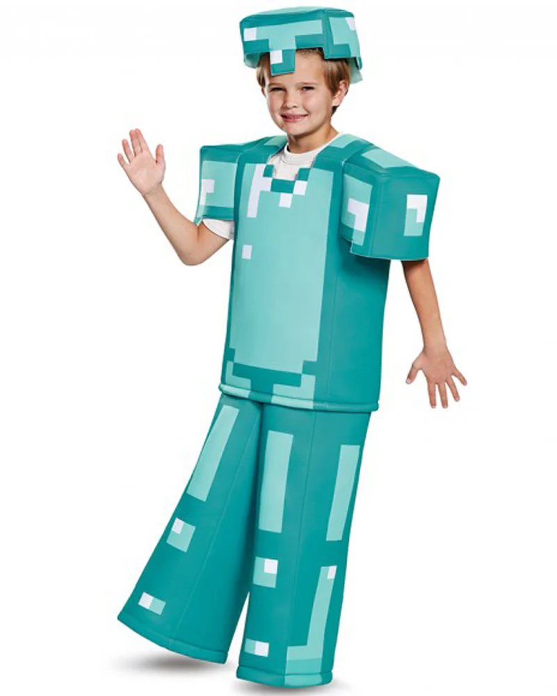 Minecraft Armour Prestige Kids Costume - Image 4