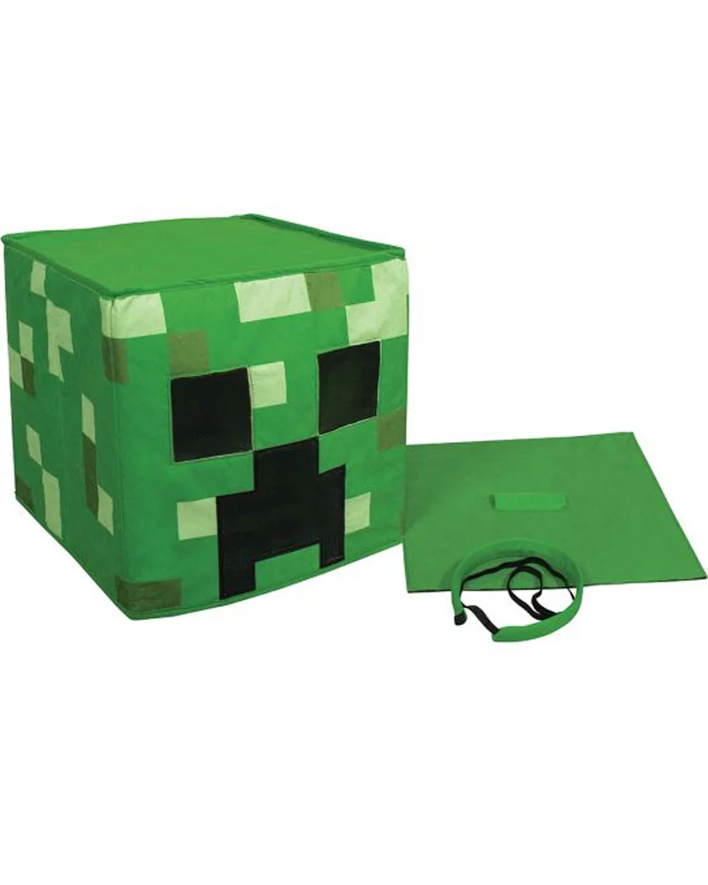 Minecraft Creeper Adult Full Mask - Image 2