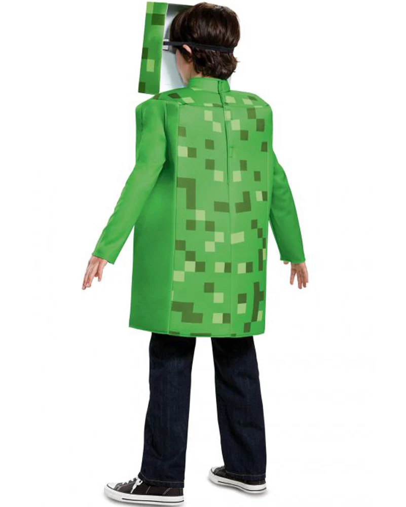 Minecraft Creeper Classic Boys Costume - Image 4