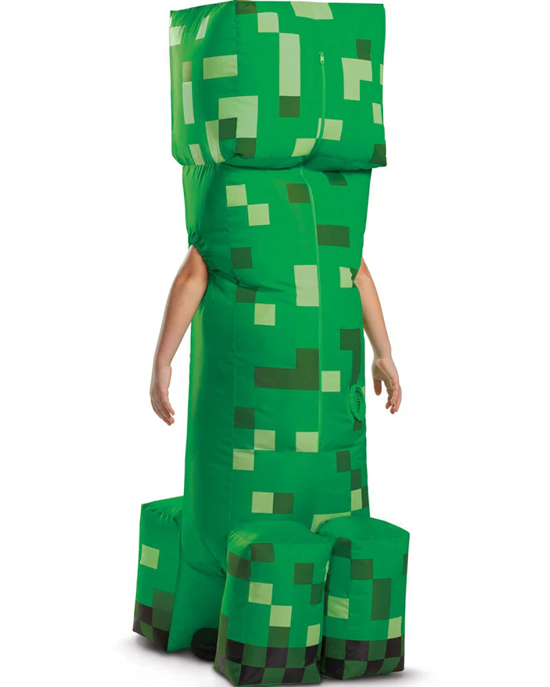 Minecraft Creeper Inflatable Kids Costume - Image 4