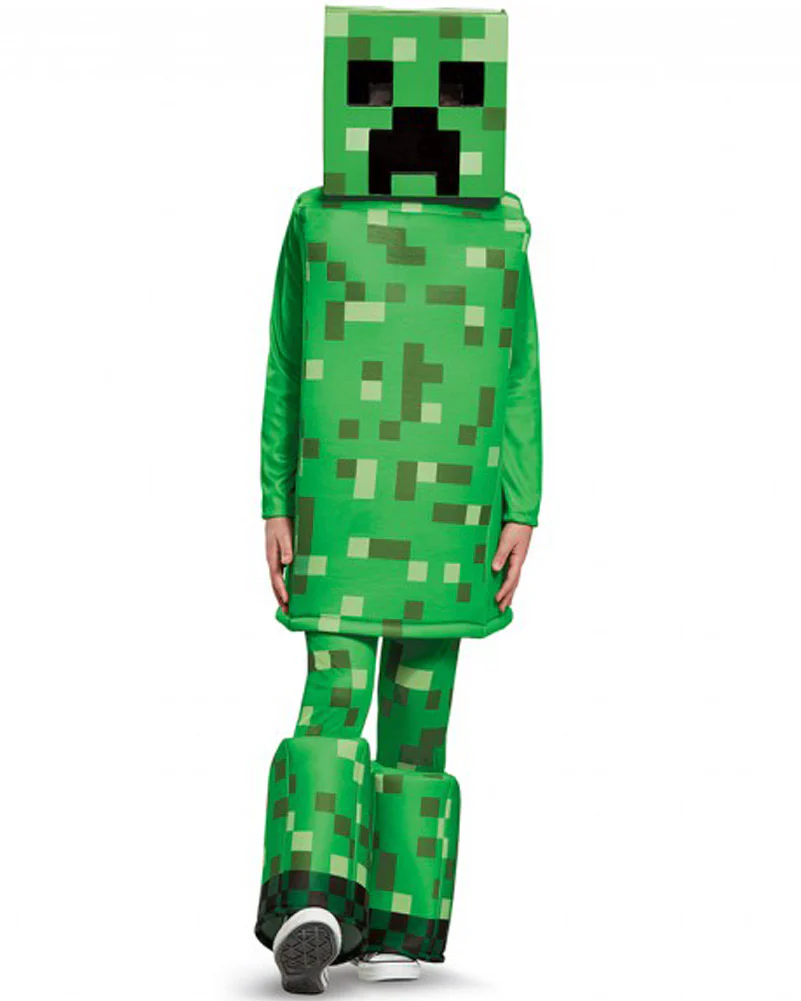 Minecraft Creeper Prestige Kids Costume - Image 3