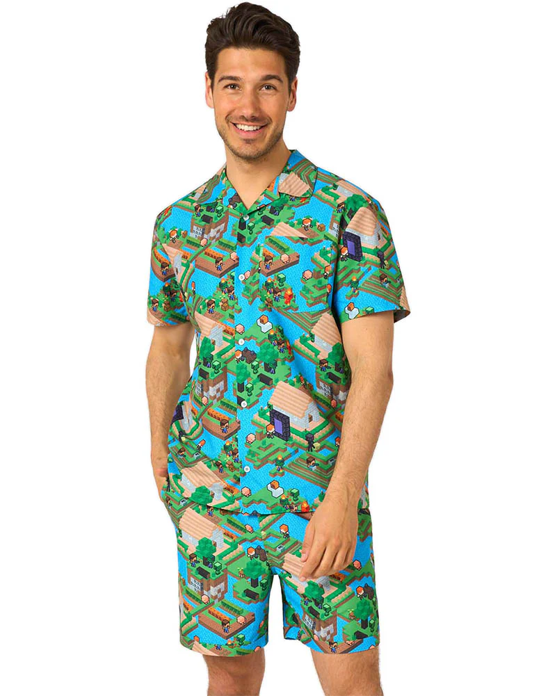 Minecraft OverWorld Mens Summer Set - Image 4