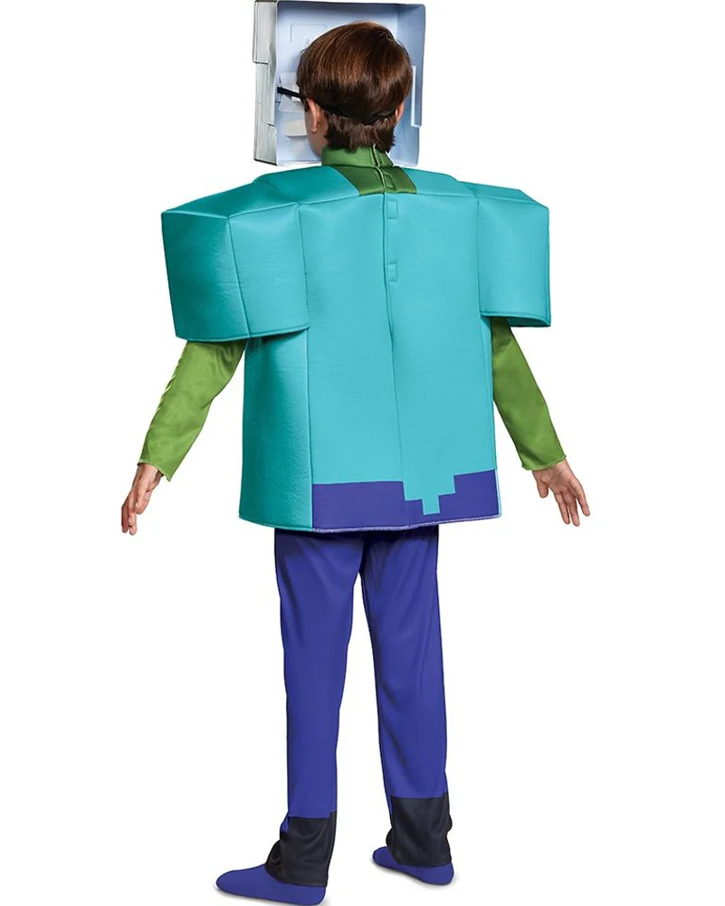 Minecraft Zombie Steve Deluxe Boys Costume - Image 2