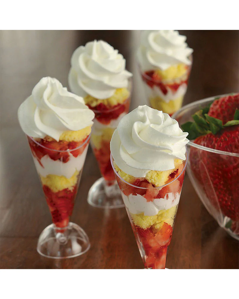 Mini 11cm Clear Plastic Cone Stands Pack of 40 - Image 2