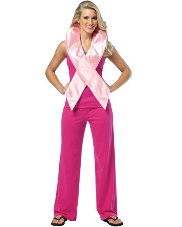 Mini Pink Ribbon Womens Costume