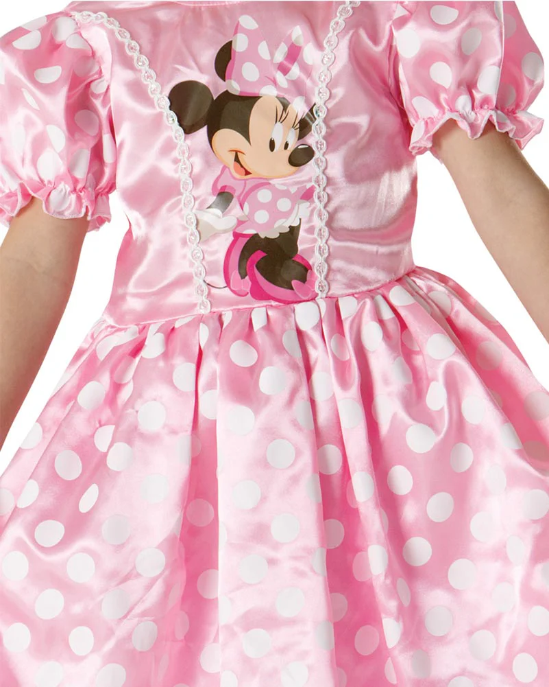 Minnie Mouse Classic Pink Girls Costume - Image 2