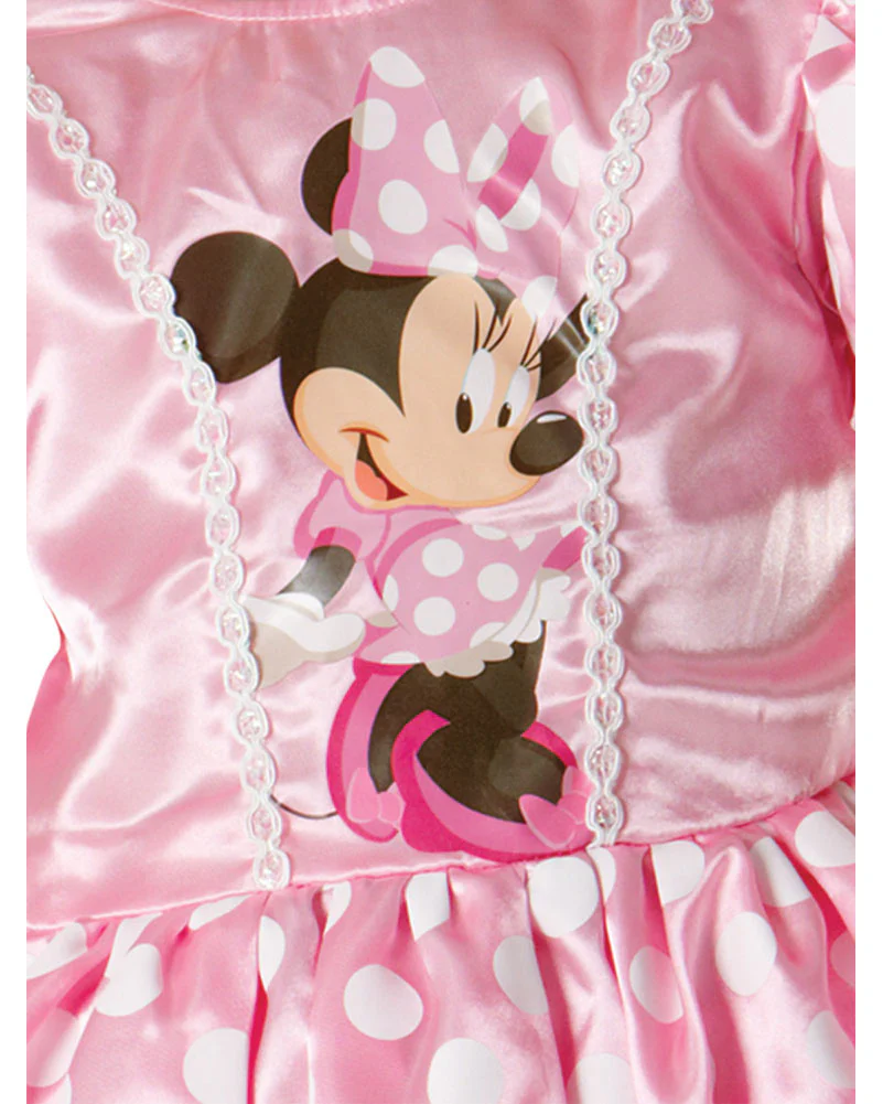 Minnie Mouse Classic Pink Girls Costume - Image 3