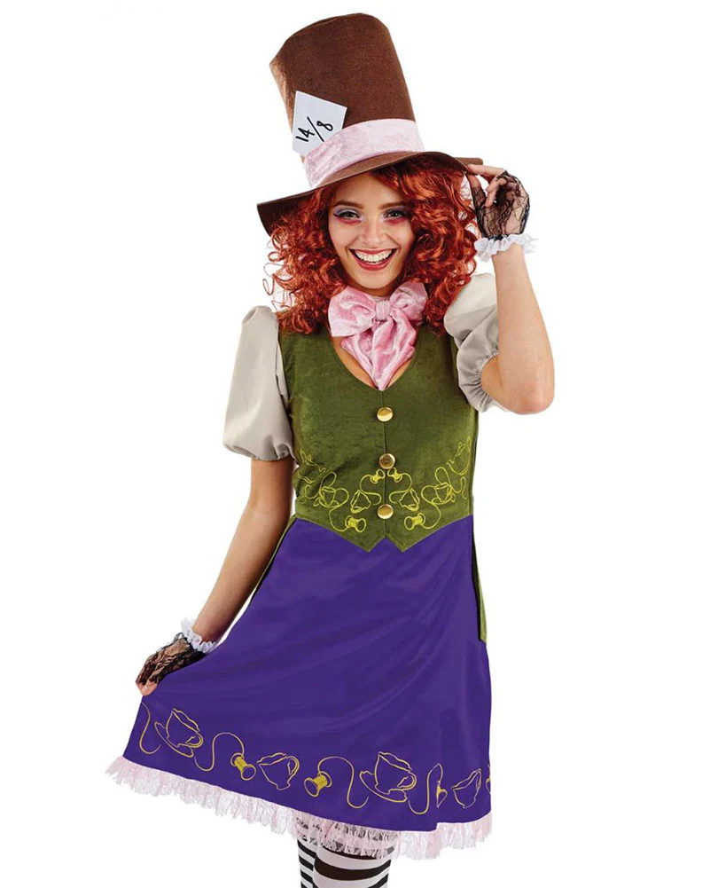 Miss Hatter Womens Book Week Costume - Image 2