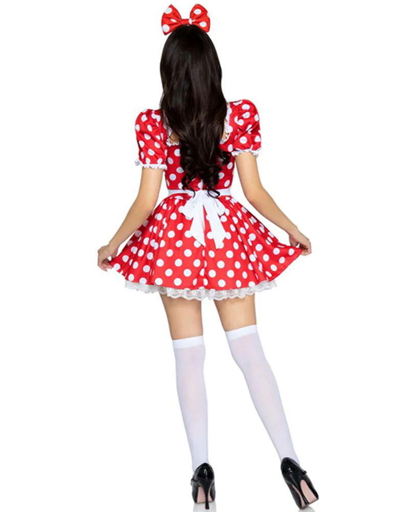 Miss Mouse Polka Dot Womens Costume - Image 4