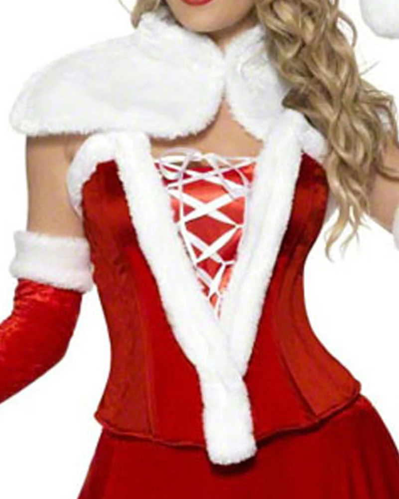 Miss Santa Luxury Womens Christmas Costume - Image 5