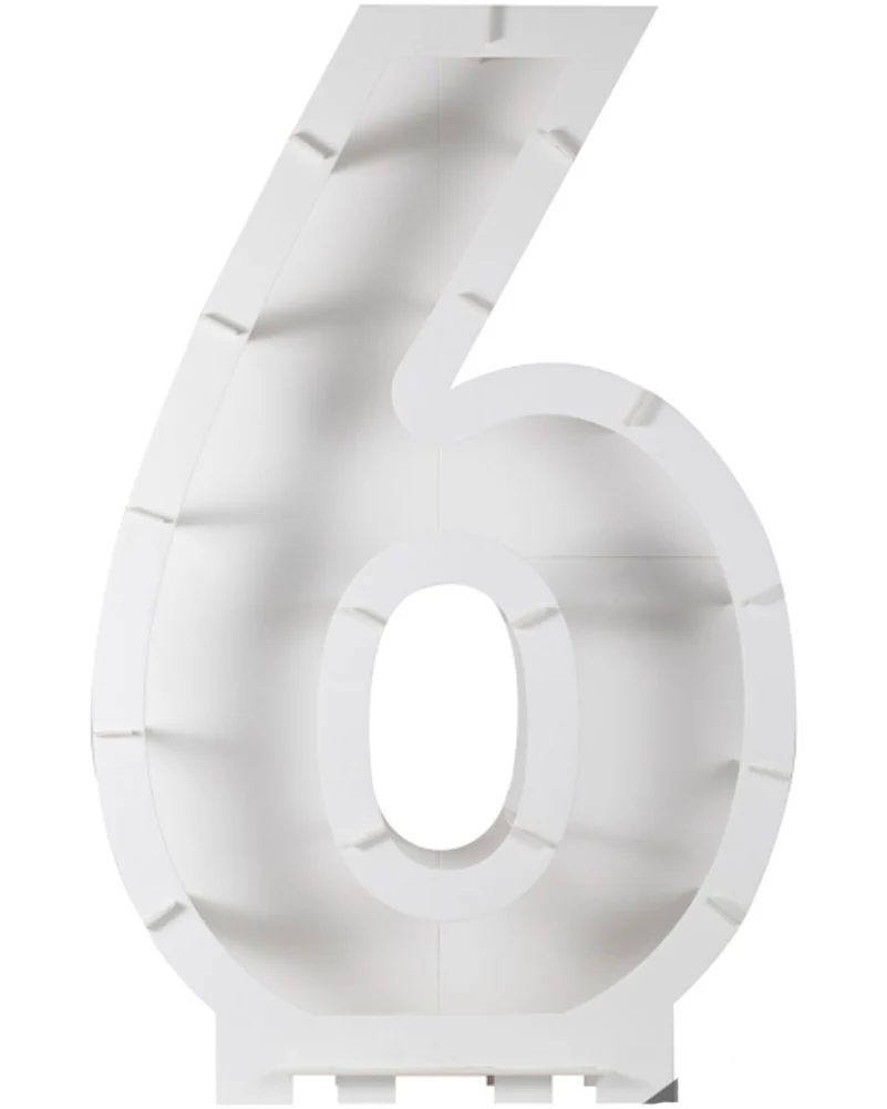 Mix It Up Number 6 Balloon Kit