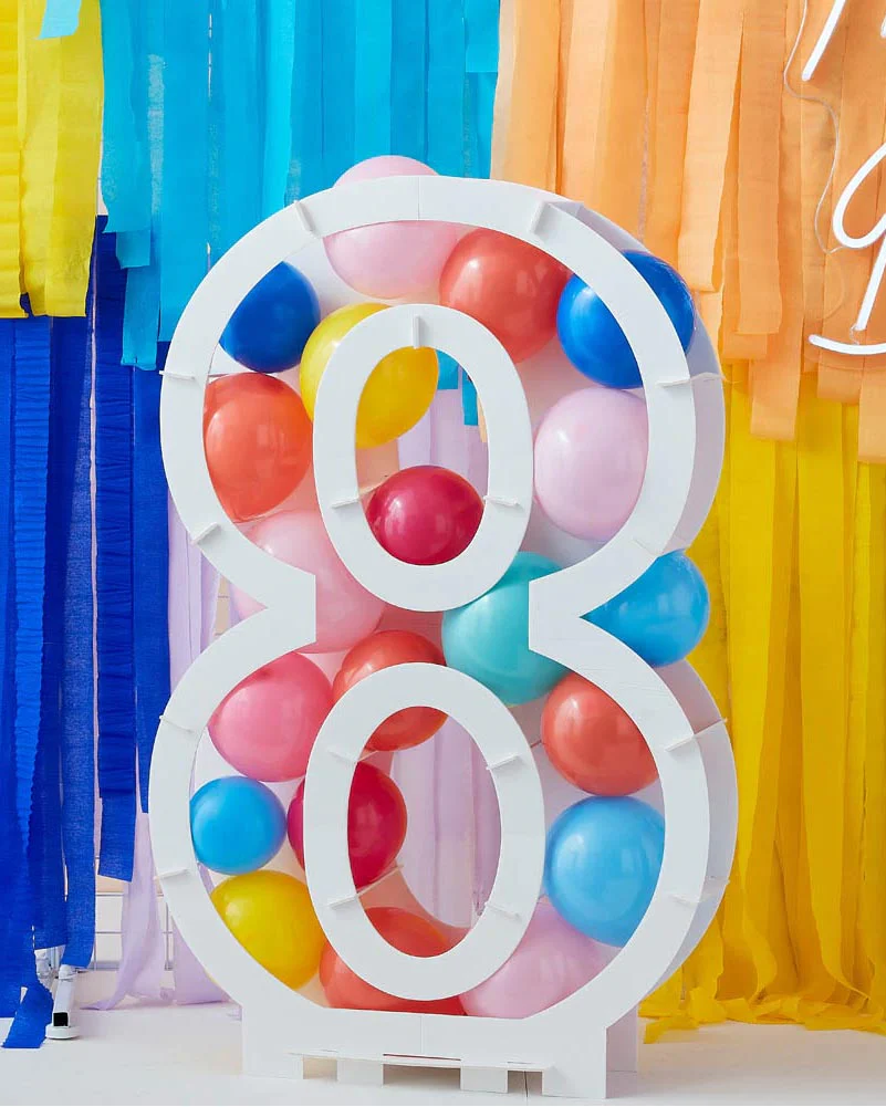 Mix It Up Number 8 Balloon Kit - Image 2