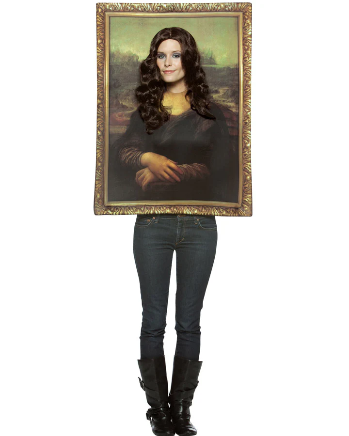 Mona Lisa Frame Adult Costume