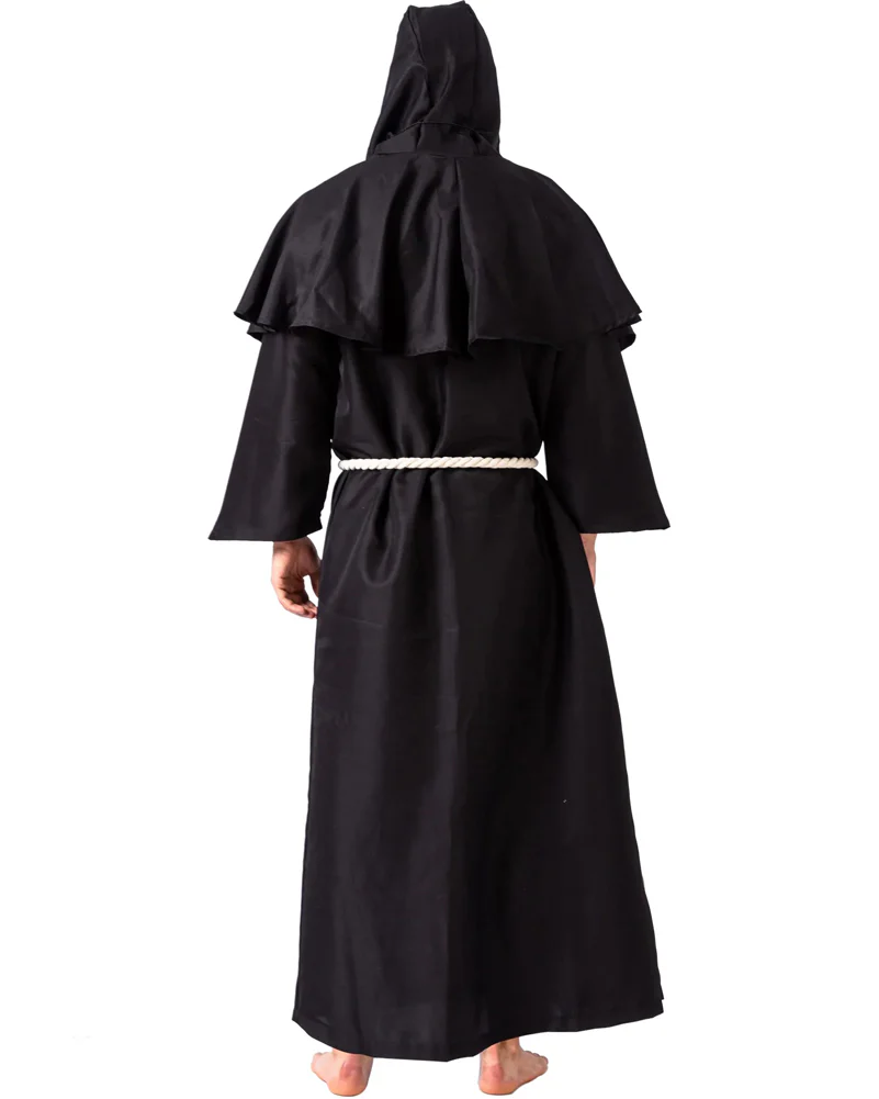 Monk Black Adult Costume - Image 2